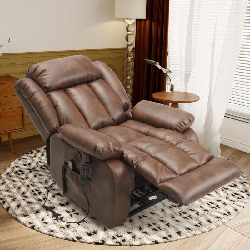Upholstered Lift Assist Power Recliner