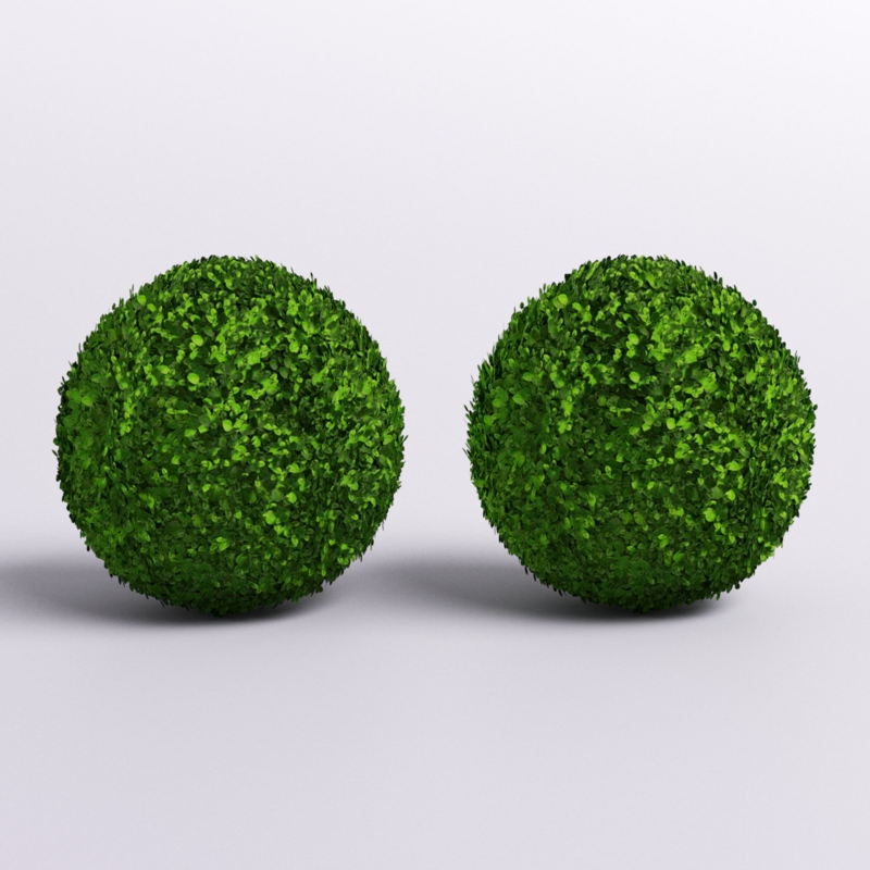 15.7'' Faux Boxwood Topiary
