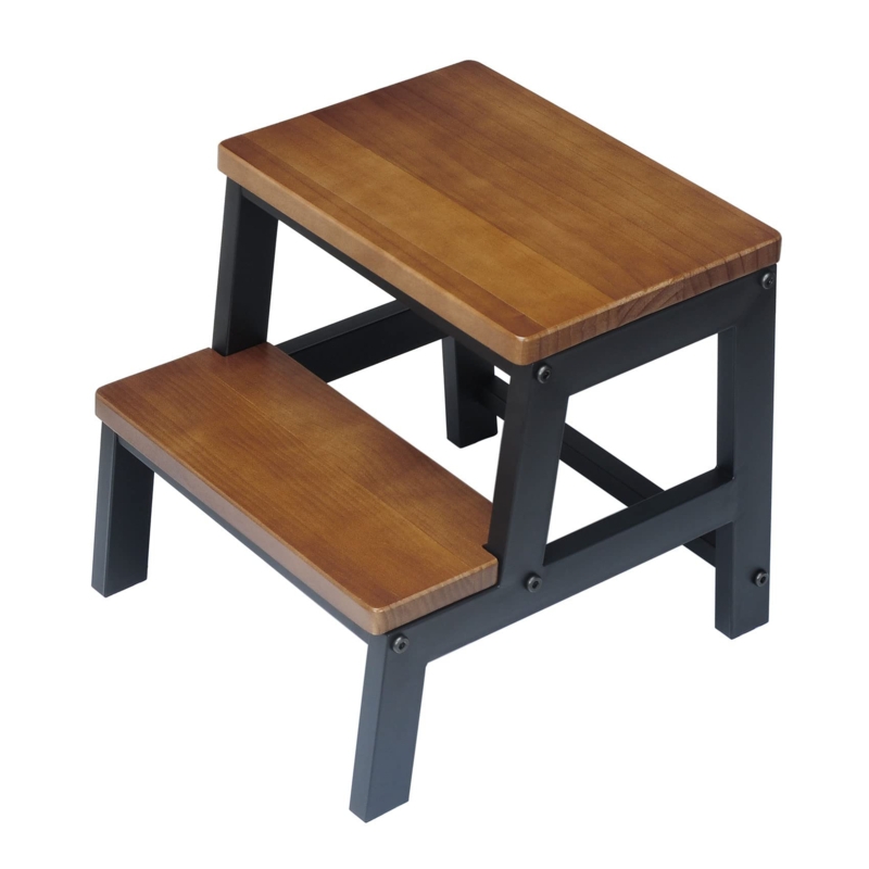 2 - Step Wood Step Stool
