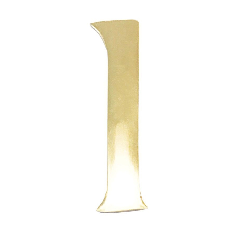 3'' H Brass House Number