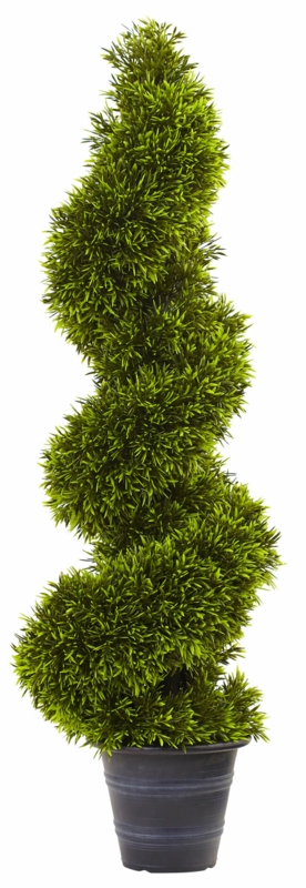 36'' Faux Grass Topiary in Planter