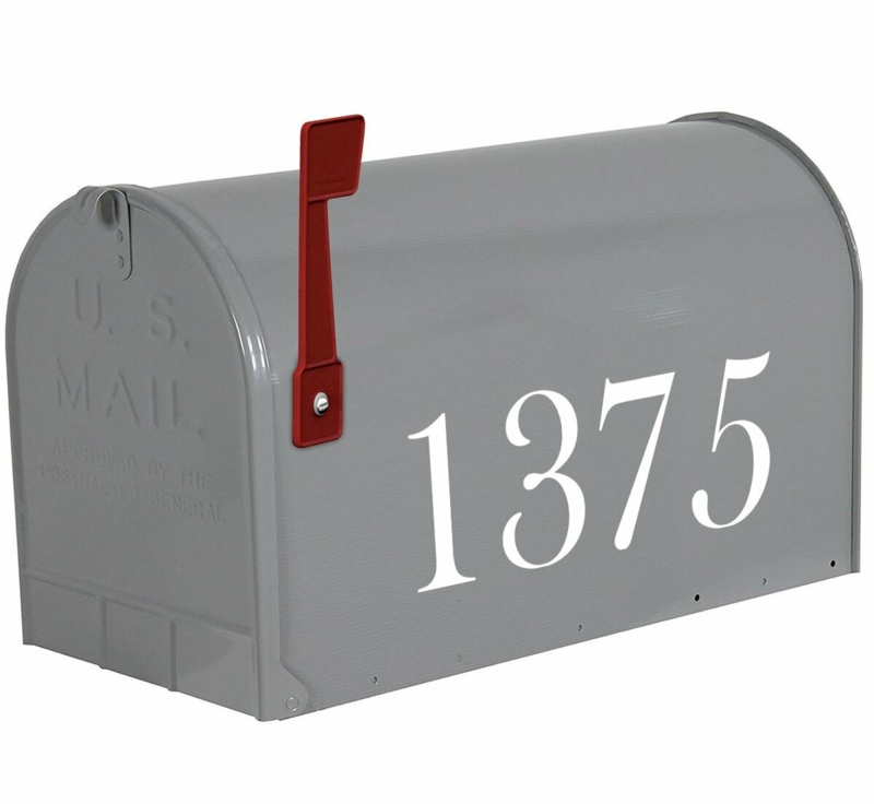 4'' H Vinyl Self-Adhesive House Number