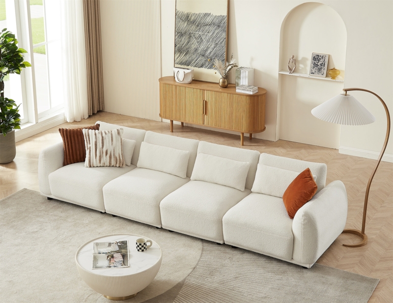4 - Piece Upholstered Sectional