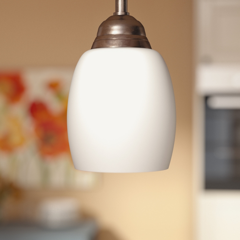 5.25'' H Glass Oval Ceiling Fan Fitter Shade