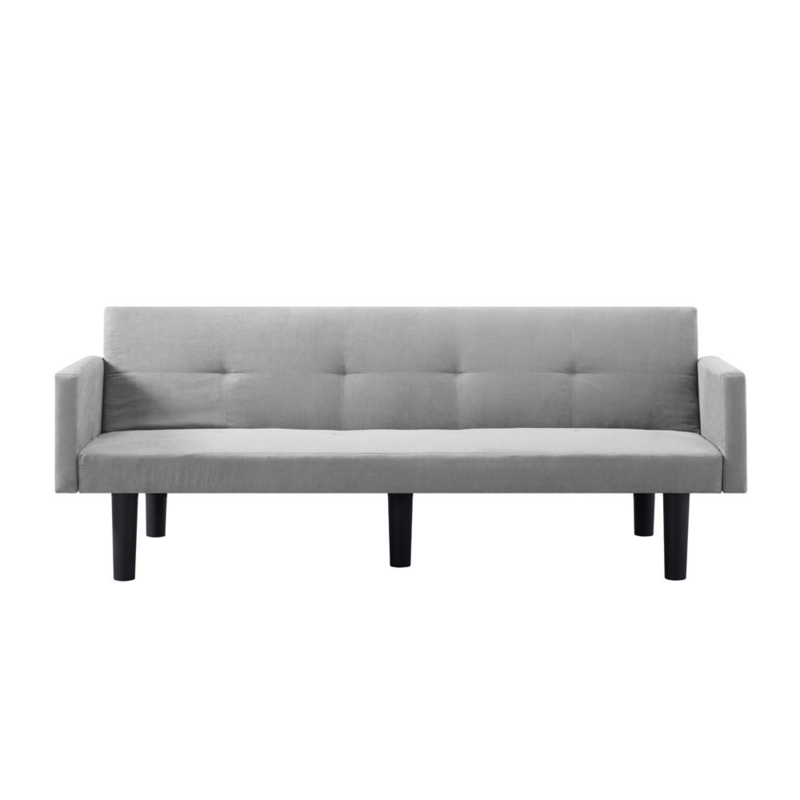 Aadyan Twin 74.8'' Upholstered Tight Back Convertible Sofa