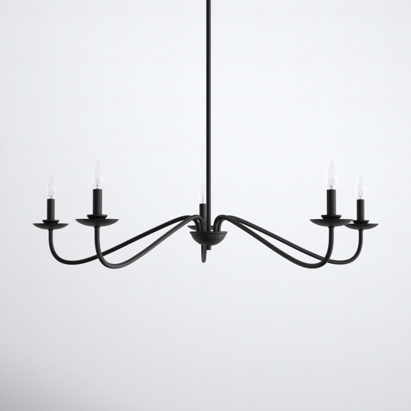 Abigeal 5 - Light Dimmable Classic / Traditional Chandelier