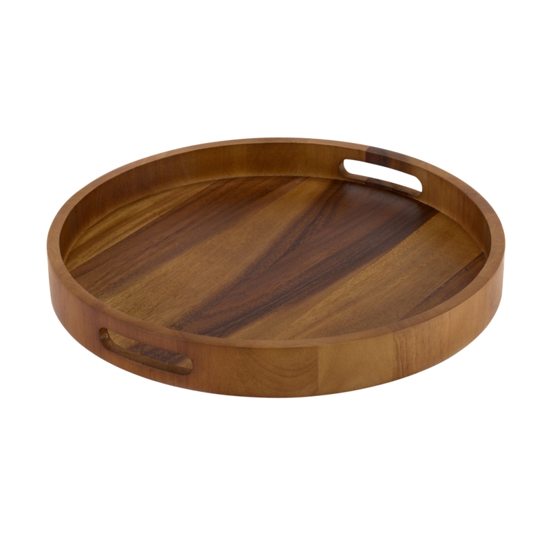 Round Wooden Tray