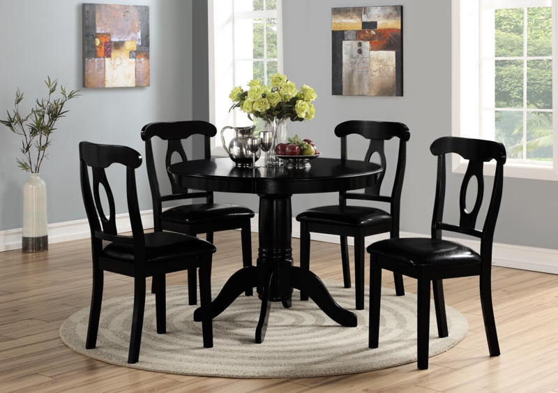Adda 5 - Piece Pedestal Dining Set