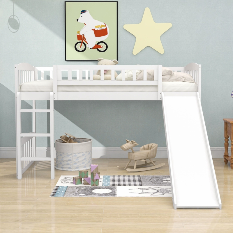 Addix Kids Twin Over Full Loft Bed