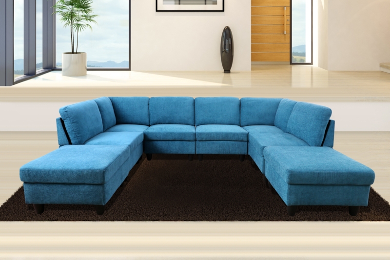 Ainehome 8 - Piece Upholstered Sectional
