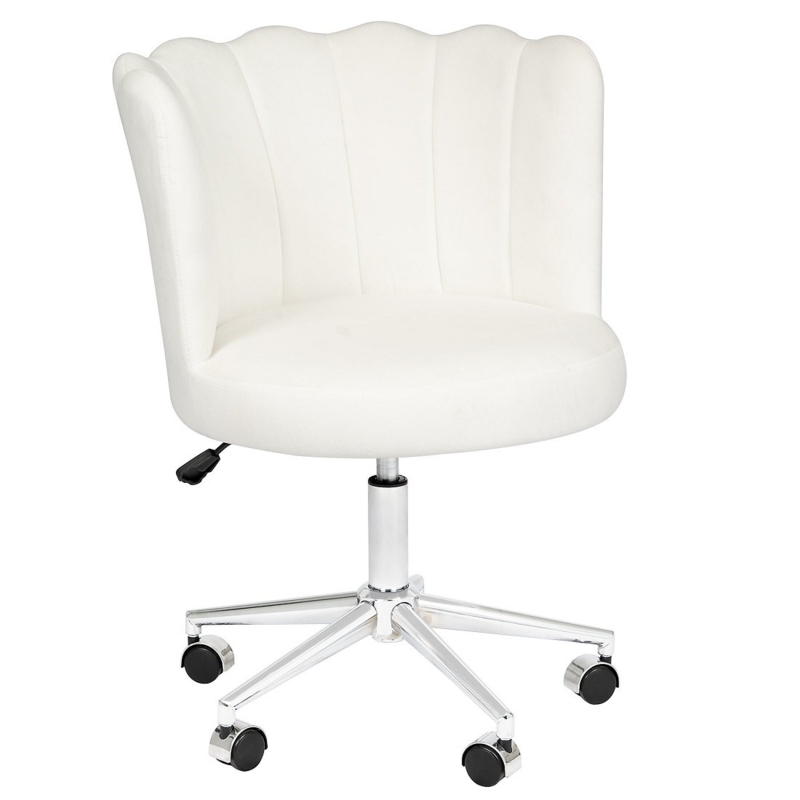 Alana Vanity Chair with 360 Degrees Swivel, Desk Seat with Adjustable Height and Wheelbase