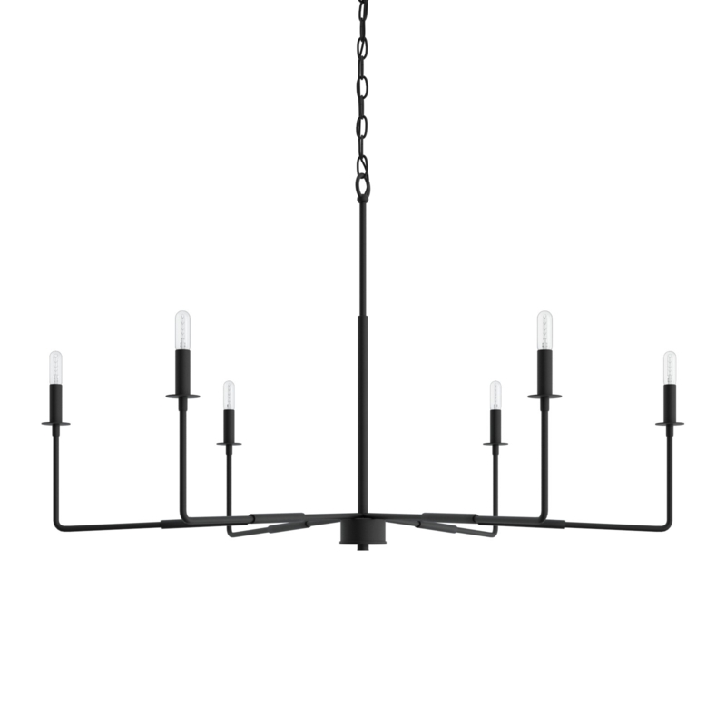 Alysa 6 - Light Dimmable Classic / Traditional Chandelier