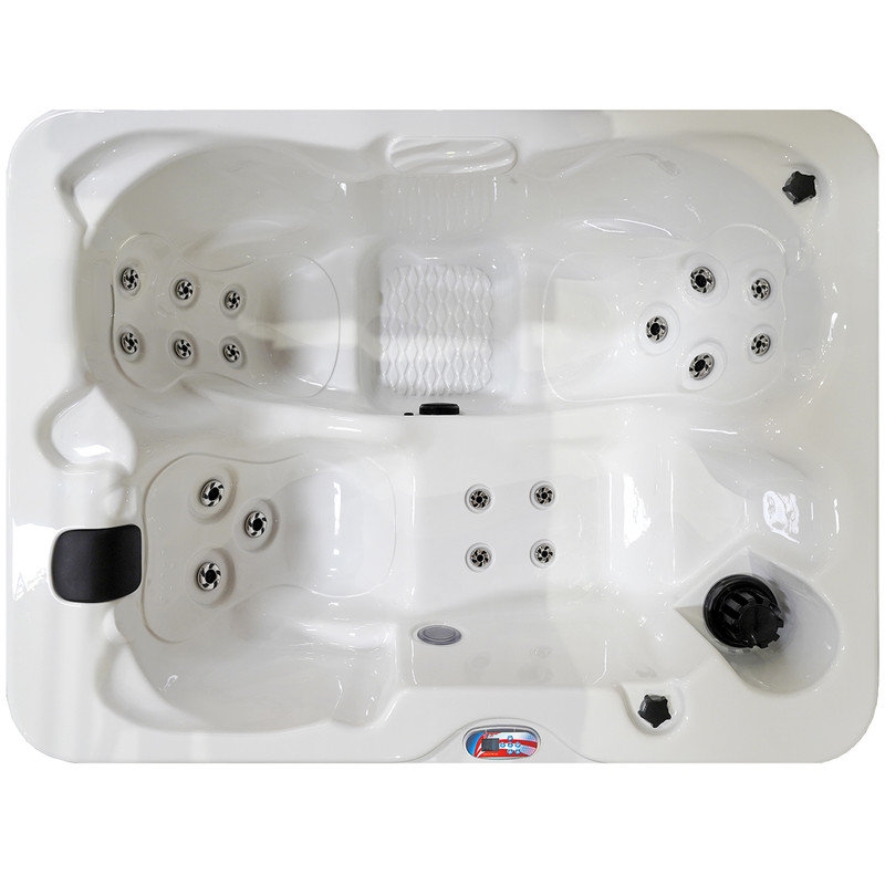 American Spas 110 Volt Acrylic Rectangle Plug And Play Hot Tub