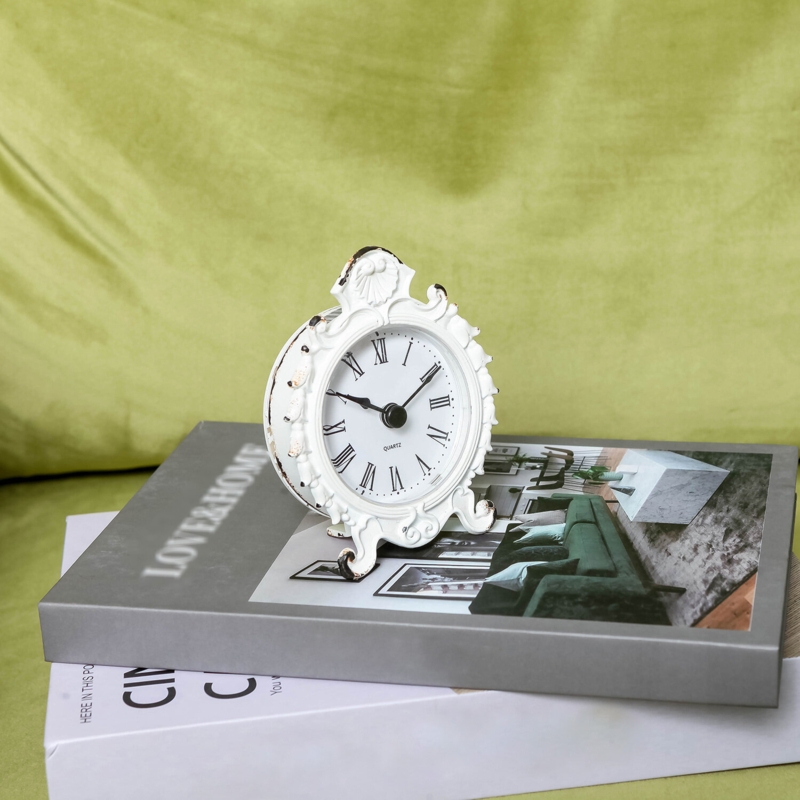 Analog Quartz Movement / Crystal Tabletop Clock