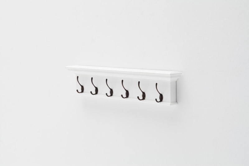 Angellique Wall 6 - Hook Wall Mounted Coat Rack