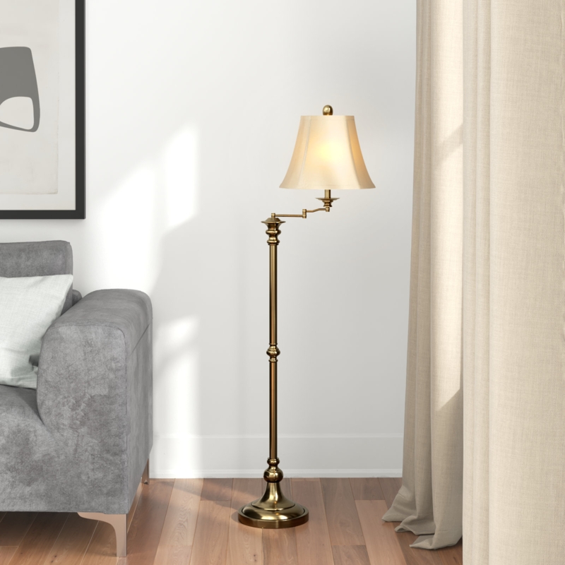 Annarae 62" Swing Arm Floor Lamp