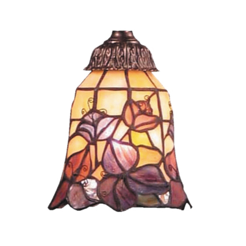 Antoinette 6.00'' H Glass Bell Ceiling Fan Fitter Shade
