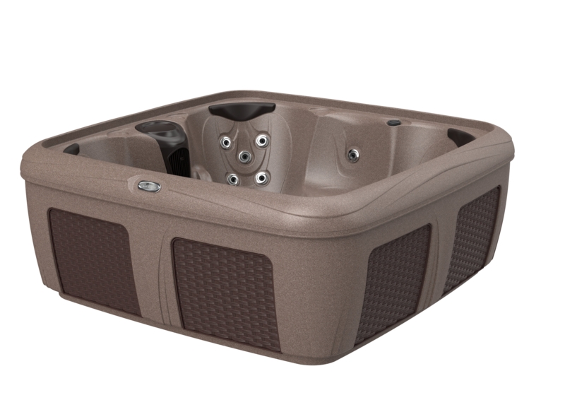 AquaRest Dynamic 84S 7-Person Plug and Play Hot Tub with 47 Stainless Jets, powered By Jacuzzi Pumps