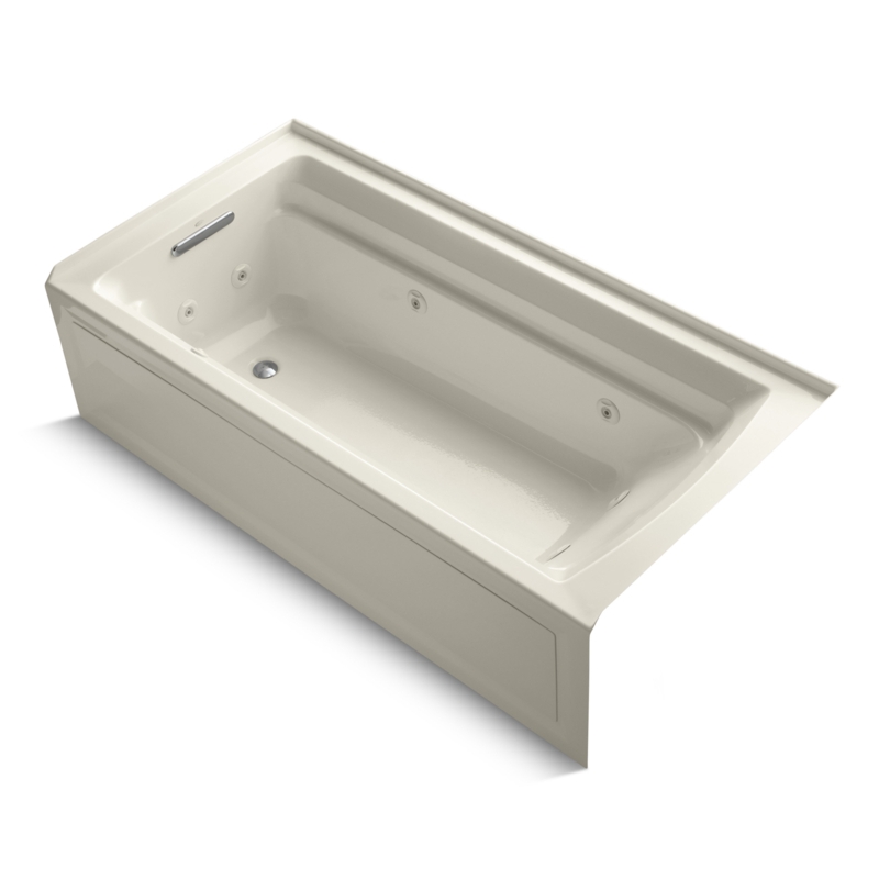 Archer 72" x 36" Whirlpool Tub with Comfort Depth Design