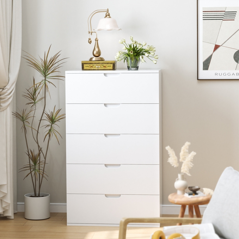 Archille 5 Drawer 23.6" W Chest
