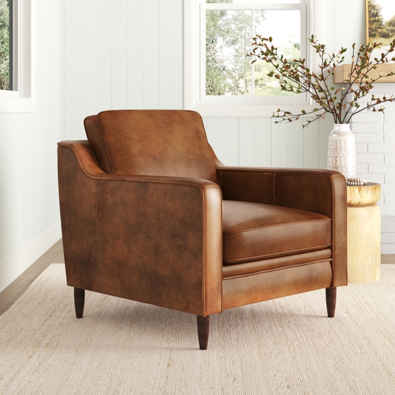 Small Leather Armchairs