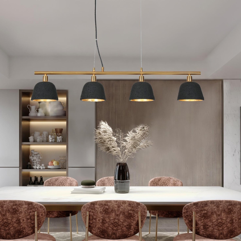 Athalla 4-Light Kitchen Island Linear Pendant Light