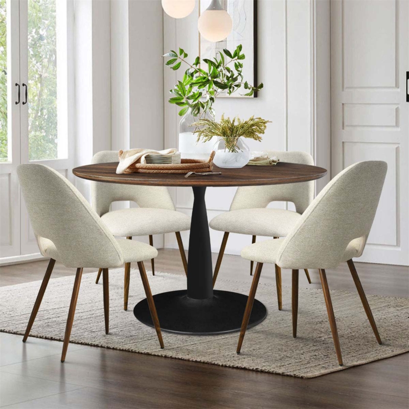 Aunnika 5 - Piece Pedestal Dining Set