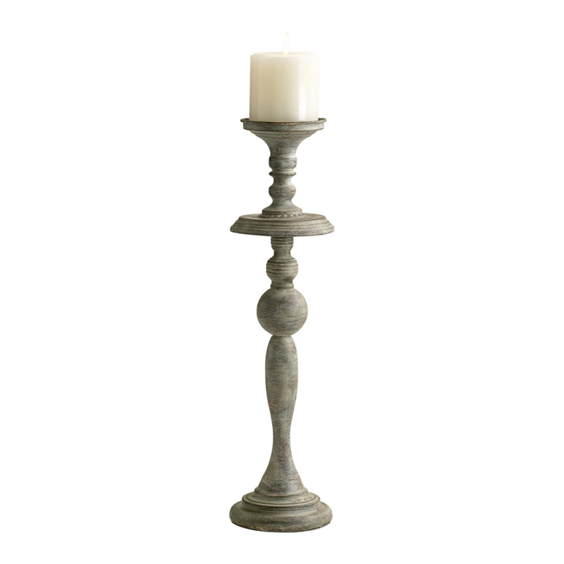 Bach 23.25'' H Wood Tabletop Candlestick