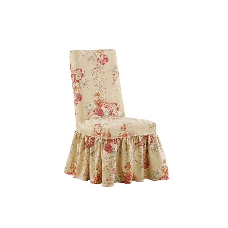 Ballad Bouquet Cotton Box Cushion Dining Chair Slipcover