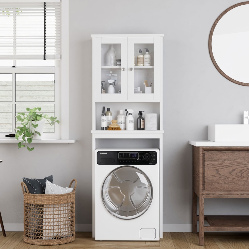 Bellavance 65.4'' H x 23.6'' W x 9.1'' D Freestanding Over-the-Toilet Storage