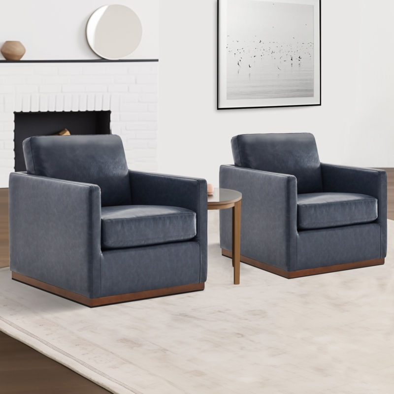 Benten Upholstered Swivel Armchair