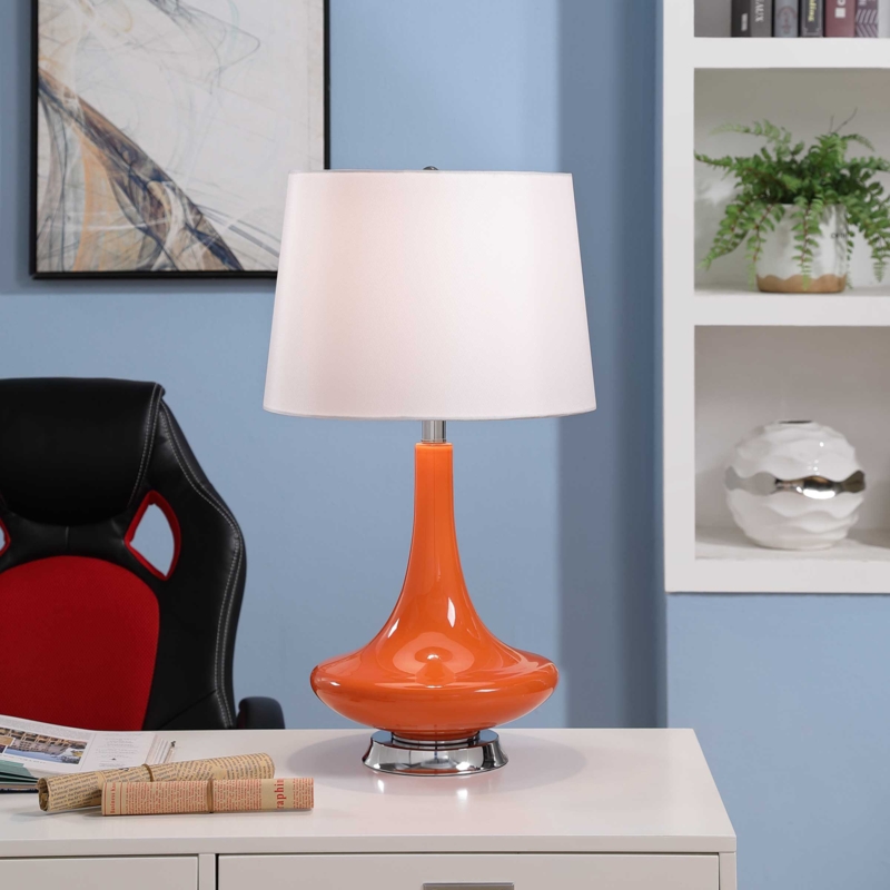 Cranberry Glass Lamps