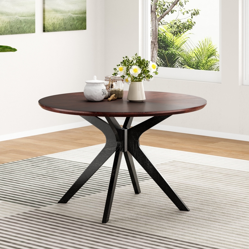 Bergmans Round Solid Wood Dining Table