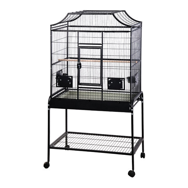 Bernice 61'' Victorian Top Floor Bird Cage with Wheels
