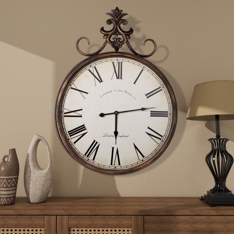 Beshore Metal Wall Clock