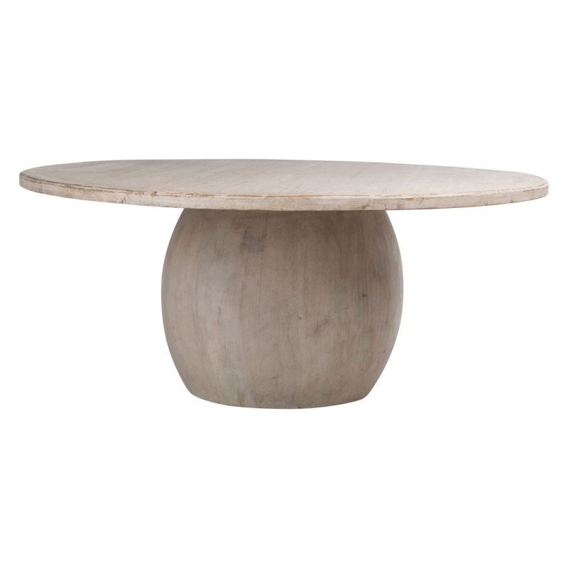 Bloxom Round Solid Wood Dining Table