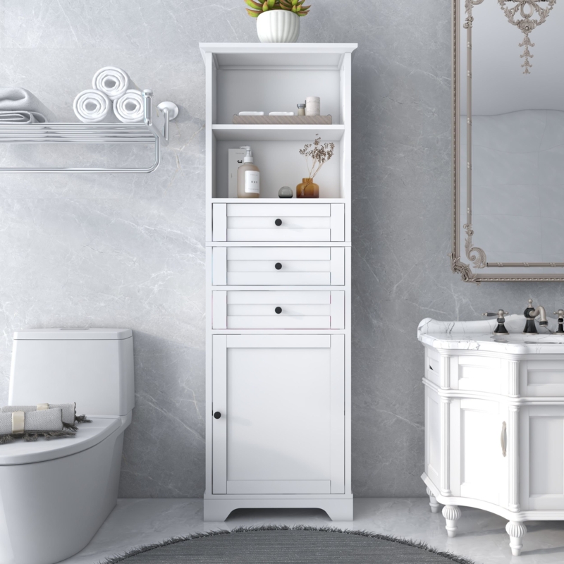 Braidwood Freestanding Linen Cabinet