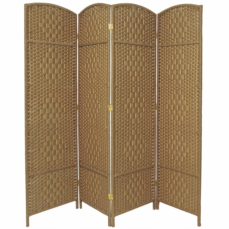 Broch 71'' H Solid Wood Folding Room Divider