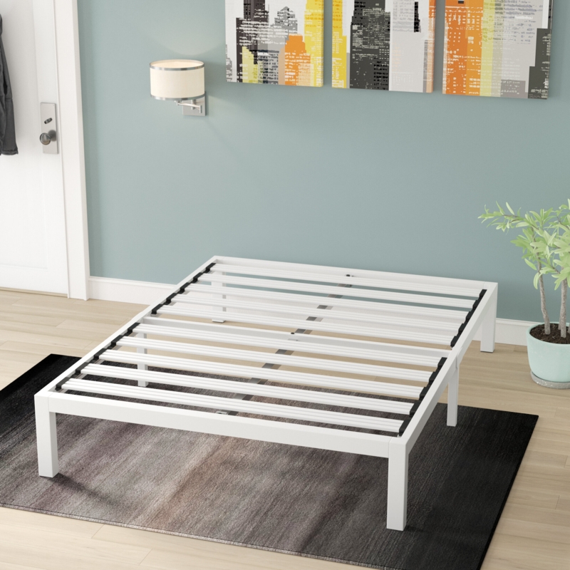 Bryana 14'' Heavy Duty Steel Bed Frame
