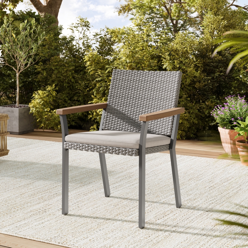 Cabren Outdoor Dining Armchair with Cushion