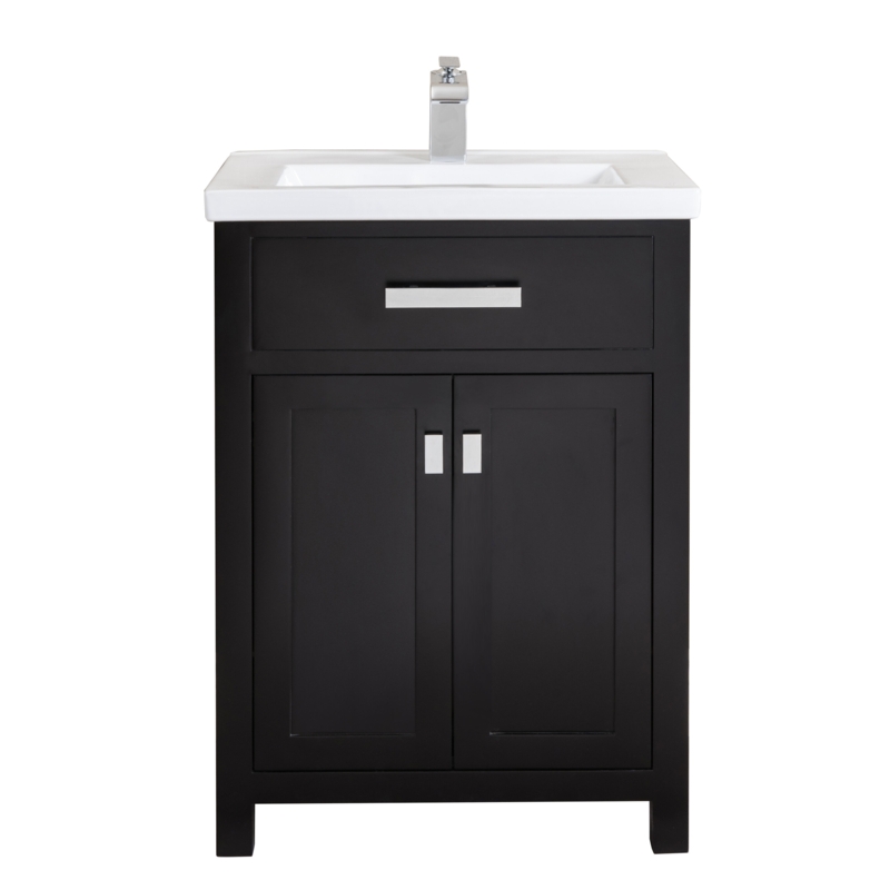 Caitlyn 24'' Single Bathroom Vanity with Ceramic Top