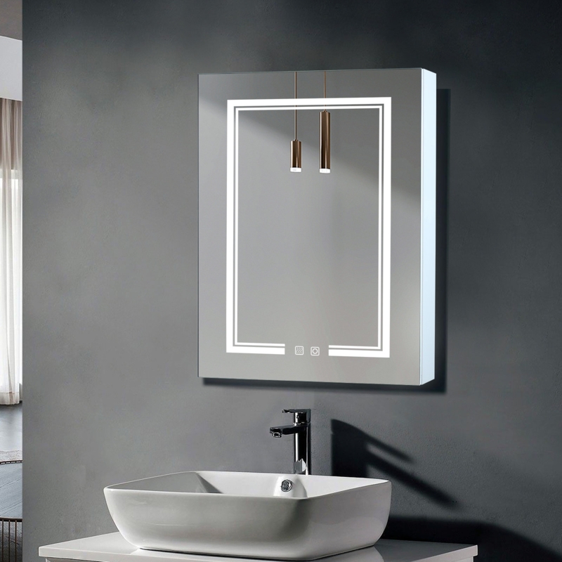 Calbert 20'' W 28'' H Framed Medicine Cabinet Mirror