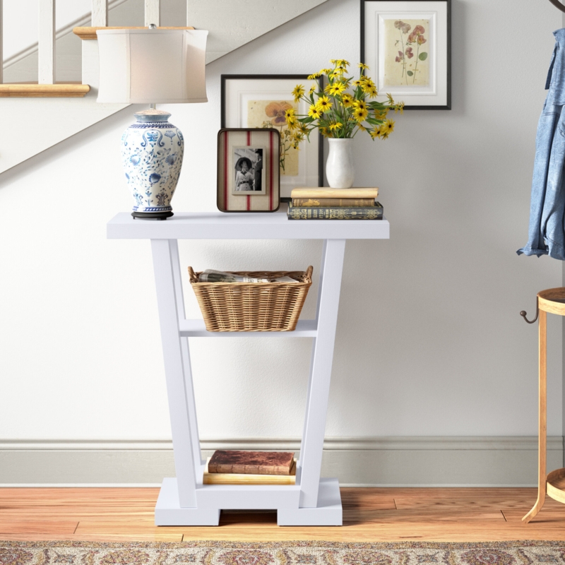 Carce 31.5" Console Table with Shelves