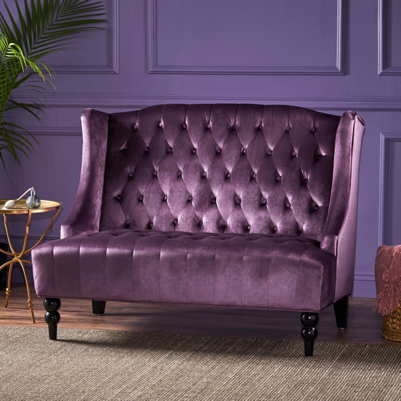 Carolina 50.25'' Velvet Loveseat