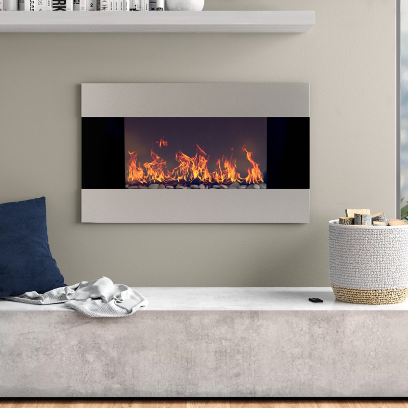 Carreon 36'' W Electric Fireplace