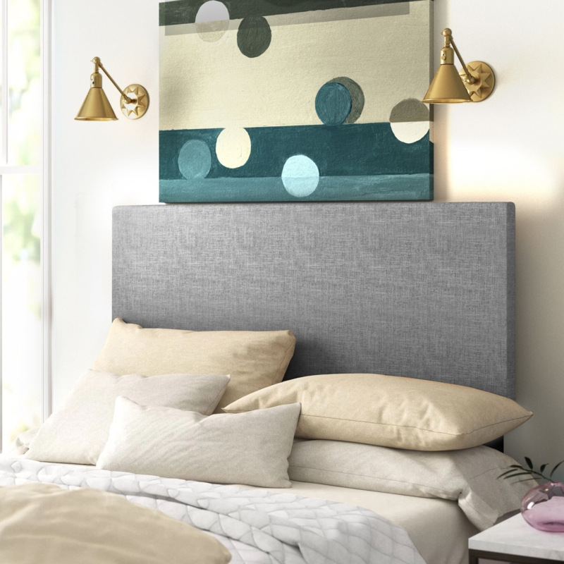 Carson Carrington Stryn Upholstered Linen Fabric Headboard by Modway