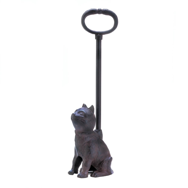 Cat Iron Weighted Floor Stop