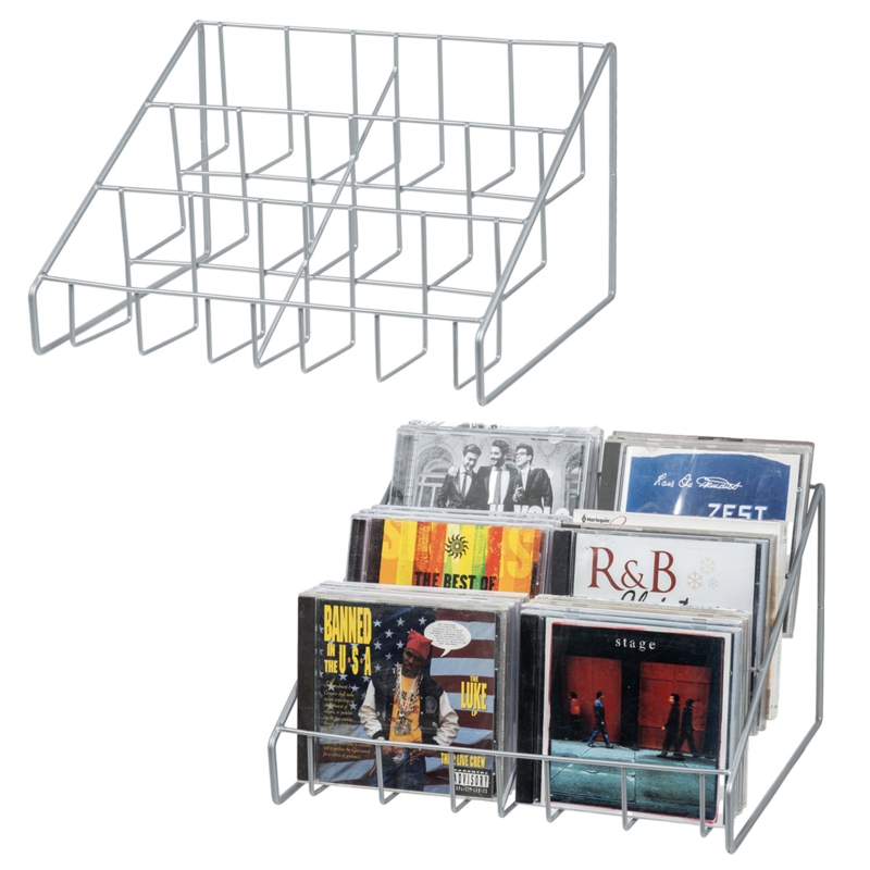 CD DVD Discs Multimedia Storage Rack