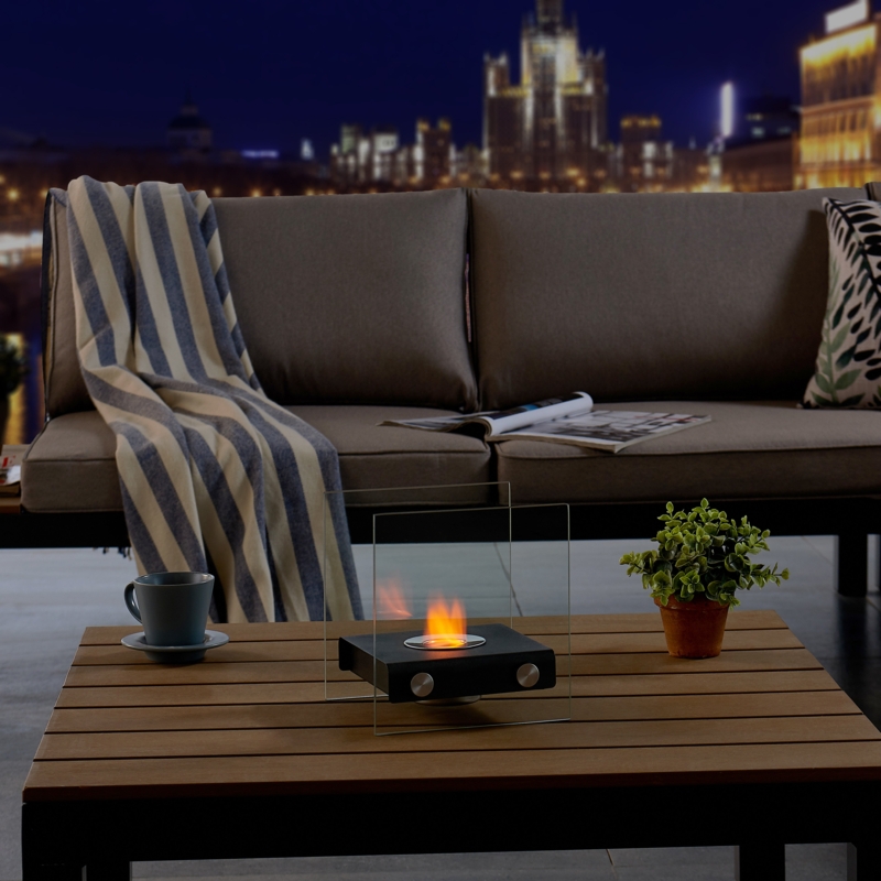 Chuah Smokeless Bio-Ethanol Tabletop Fireplace
