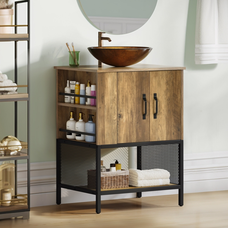 Cleaveland 23.6'' Single Free Standing Bathroom Vanity Set
